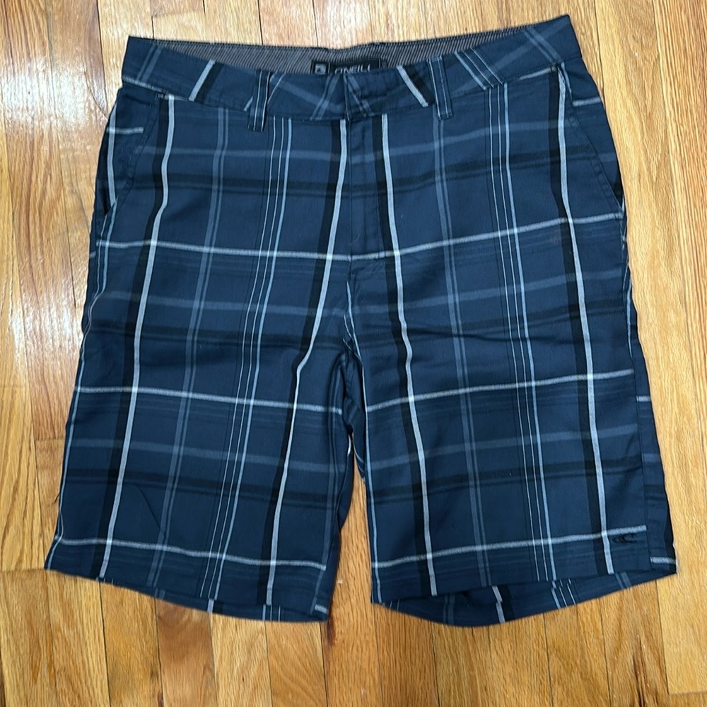 Men’s blue plaid short
